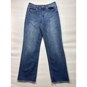 OAT New York Women's Baggy Straight Leg Blue Denim Jeans - 4/27 (28x28)